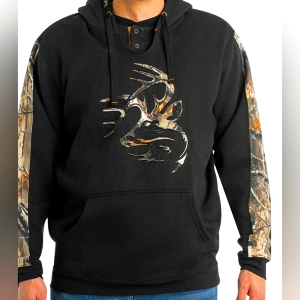 Legendary Whitetails Black Sweatshirt Youth Size Large New